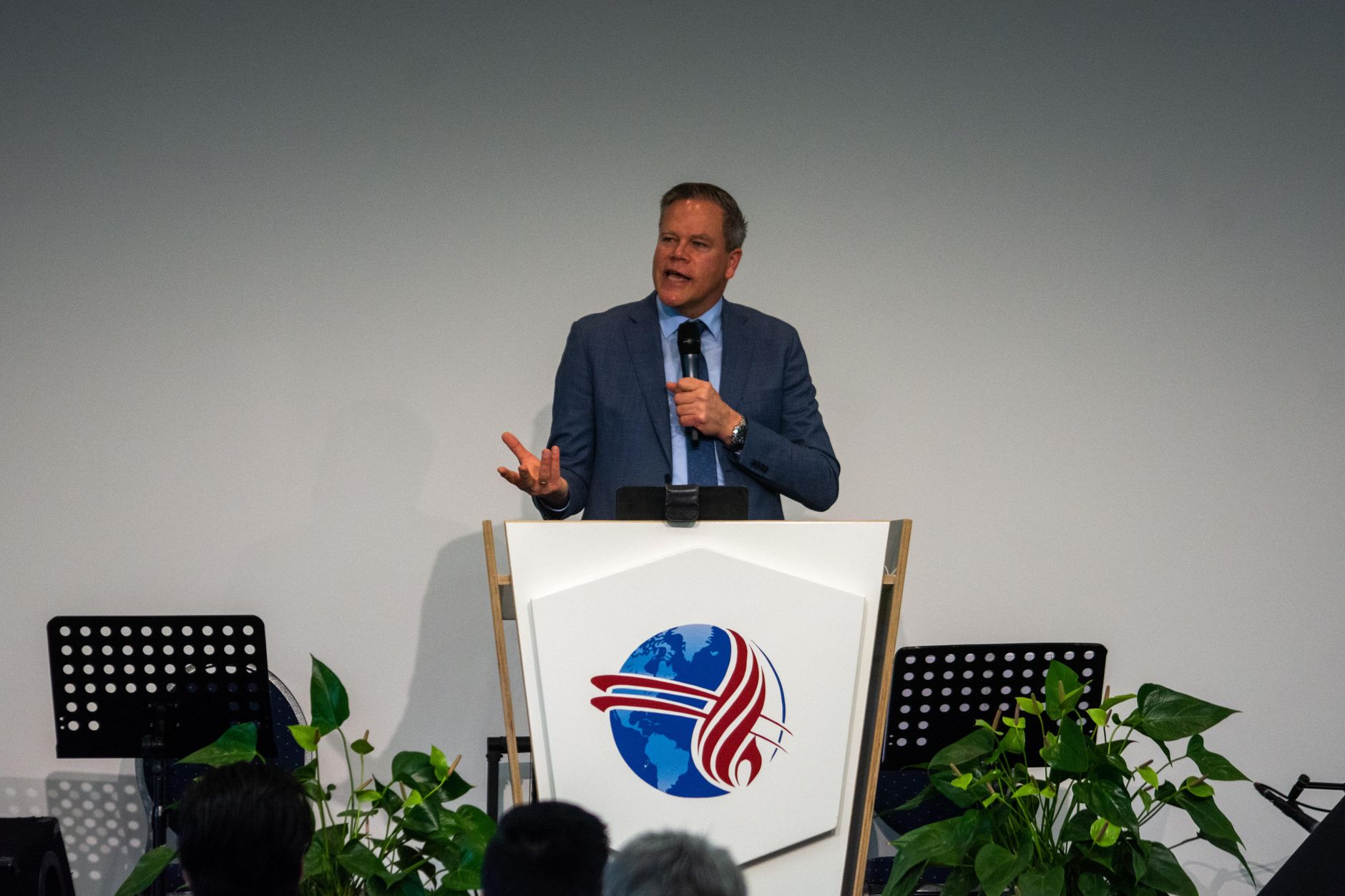 Pastor aan het preken